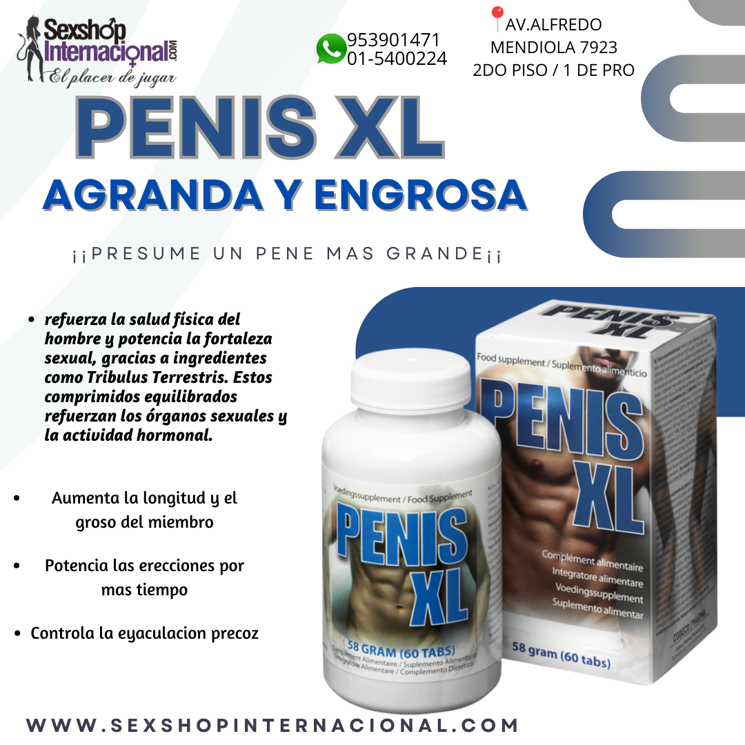 PENIS XL 60 CAPSULAS AUMENTO PENE SEXSHOP LOS OLIVOS